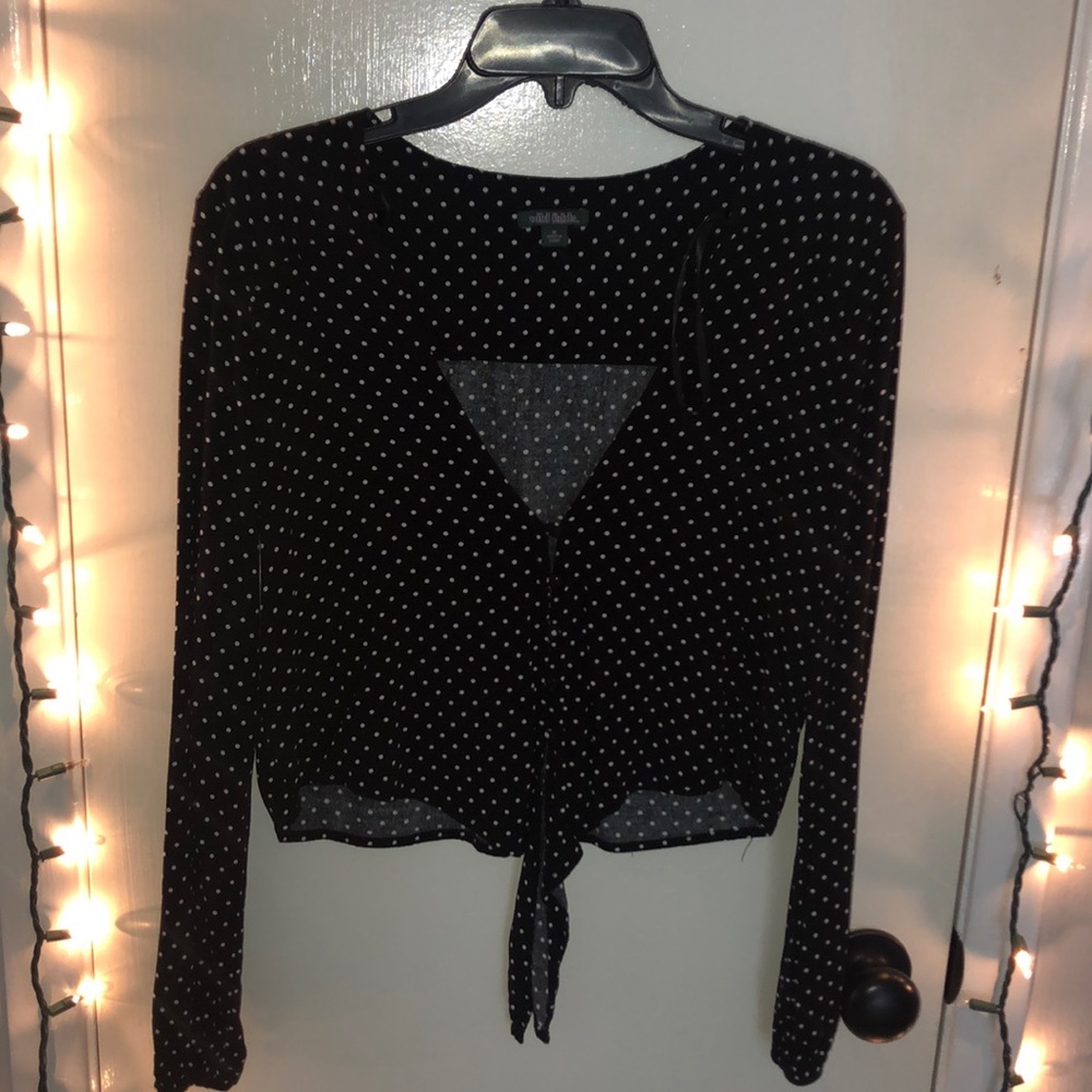 Long sleeve cute top